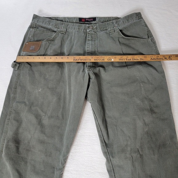 Ripstop Cargo Pants Mens 42x30 Grey Workwear - Picture 15 of 16